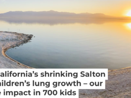 The Salton Sea is shrinking and releasing toxic dust from its lake bed. Jennifer Davis/iStock/Getty Images Plus
